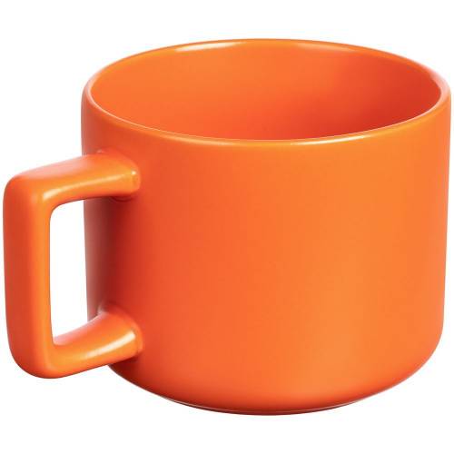 Чашка Jumbo, ver.2, матовая, оранжевая фото 3