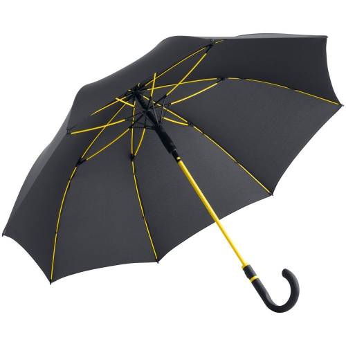Зонт-трость с цветными спицами Color Style, желтый фото 2