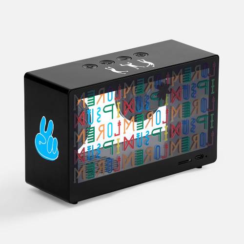 Bluetooth-колонка со светомузыкой Sensofonic, черная фото 14
