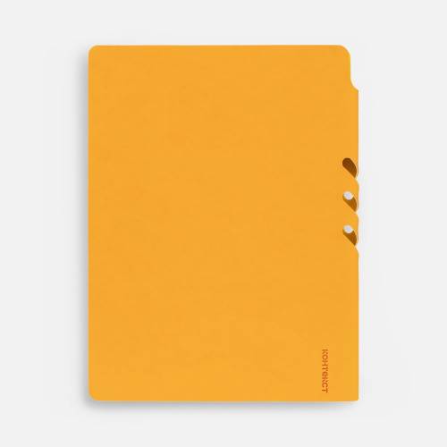 Ежедневник Flexpen Shall, недатированный, желтый фото 6