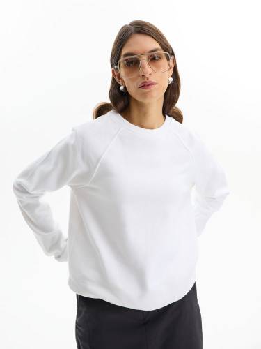 Свитшот унисекс Space, белый фото 5 Свитшот унисекс Space, белый фото 5