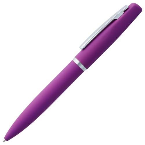 Ручка шариковая Bolt Soft Touch, фиолетовая фото 3