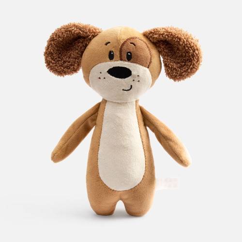 Мягкая игрушка Beastie Toys, собачка с белым шарфом фото 3