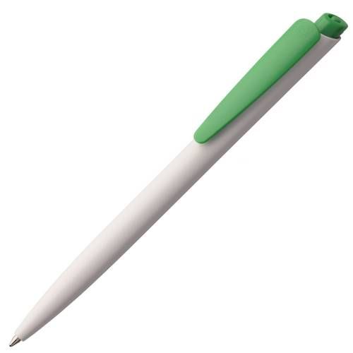 Ручка шариковая Senator Dart Polished, бело-зеленая фото 2