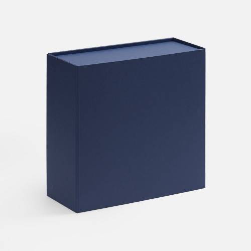 Коробка складная Quadra Fold, темно-синяя фото 3