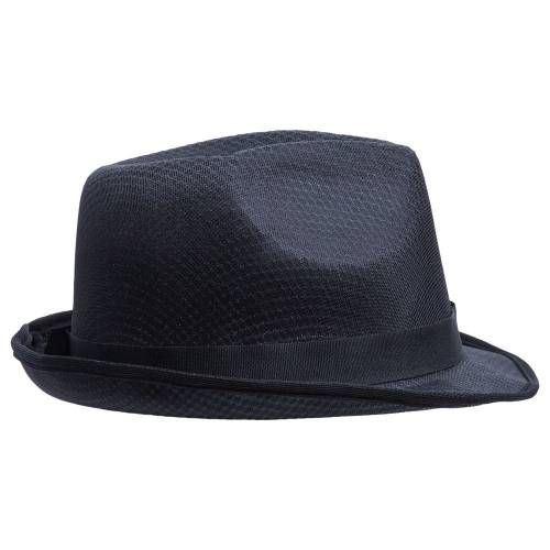 Шляпа Gentleman, черная с черной лентой фото 4