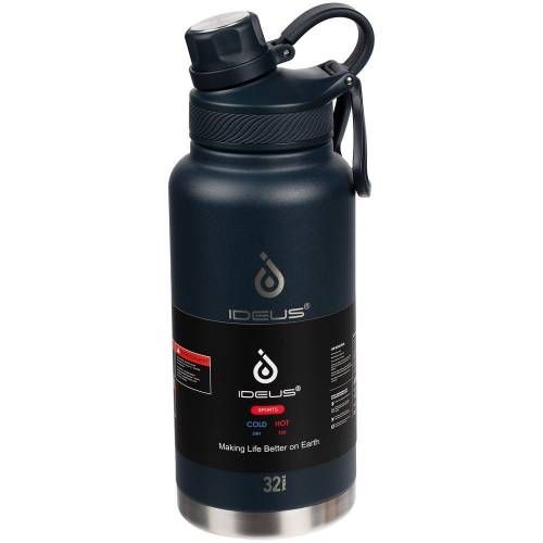 Термобутылка Fujisan XL, темно-синяя фото 15