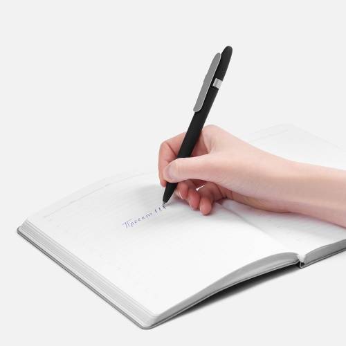 Ручка шариковая Prodir DS5 TSR Metal Clip, черная фото 8