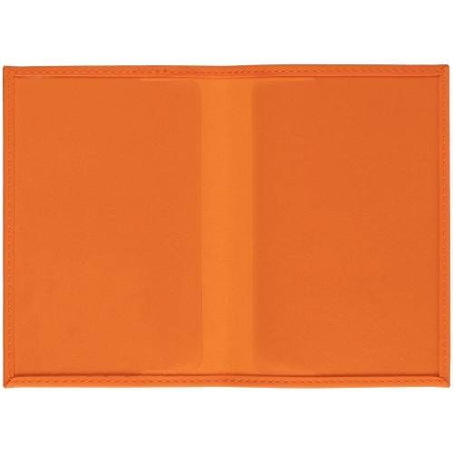 Обложка для паспорта Shall, оранжевая фото 4