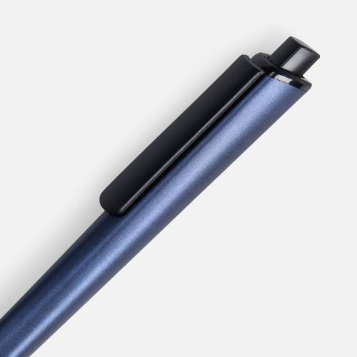 Ручка шариковая Informa, металлик, темно-синяя фото 4