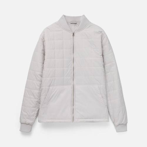 Куртка унисекс Warmbridge, светло-серая фото 2