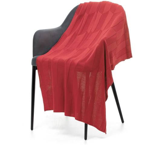 Плед Rombus, темно-розовый (коралл) фото 2