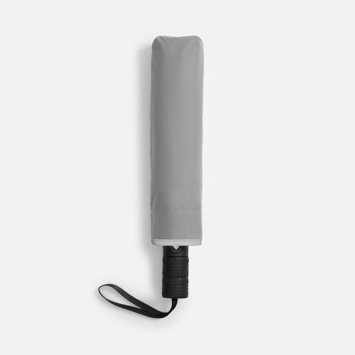 Зонт складной Tyre, серый фото 4