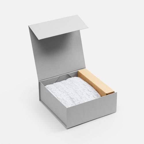 Коробка складная Quadra Fold, серая фото 5