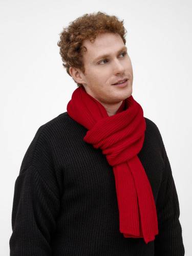 Шарф Nobilis Mono, красный фото 7 Шарф Nobilis Mono, красный фото 7