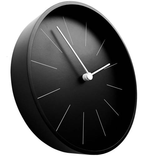 Часы настенные Berne, черные фото 4