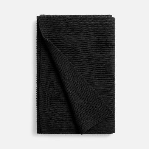 Шарф Nobilis Mono, черный фото 3