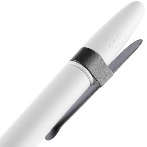 Ручка шариковая Prodir DS5 TSM Metal Clip, белая с серым фото 7