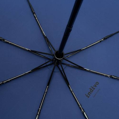 Складной зонт doubleDub, синий фото 6