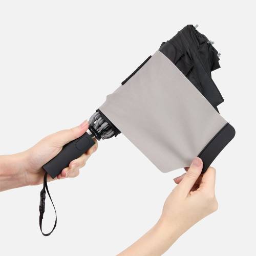 Зонт обратного сложения Easyroll, черный фото 7 Зонт обратного сложения Easyroll, черный фото 7