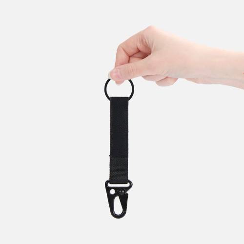 Брелок с карабином Manlig, черный фото 4 Брелок с карабином Manlig, черный фото 4