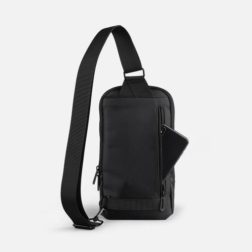 Рюкзак на одно плечо Solnex, черный фото 5