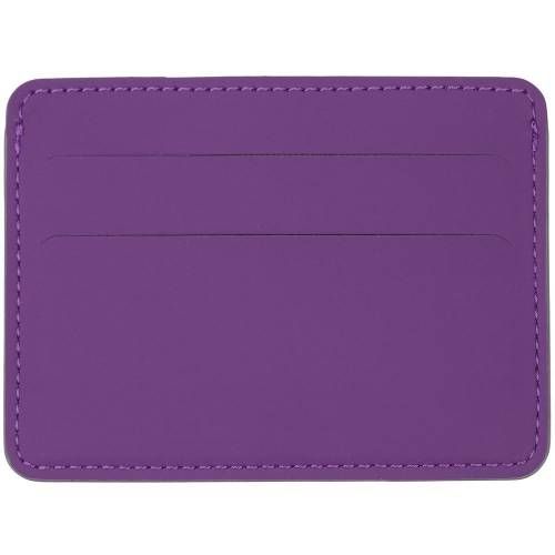 Чехол для карточек Shall Simple, фиолетовый фото 3