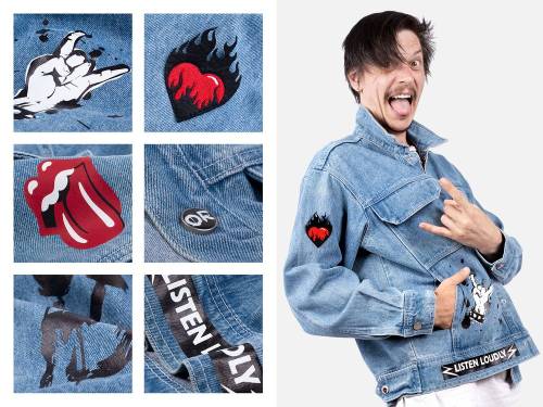 Куртка джинсовая O2, голубая фото 19