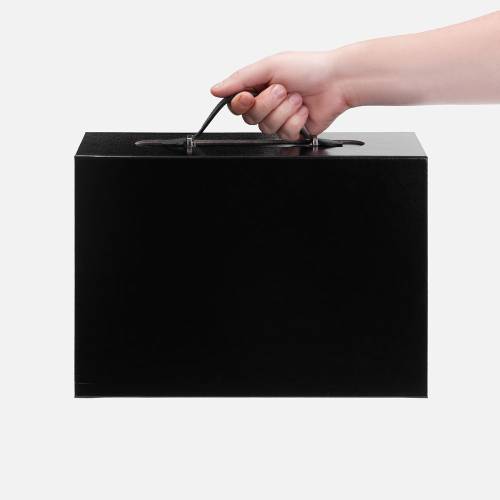 Коробка складная Holdfold, M, черная фото 6