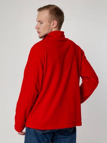 Куртка флисовая унисекс Manakin, красная фото 8