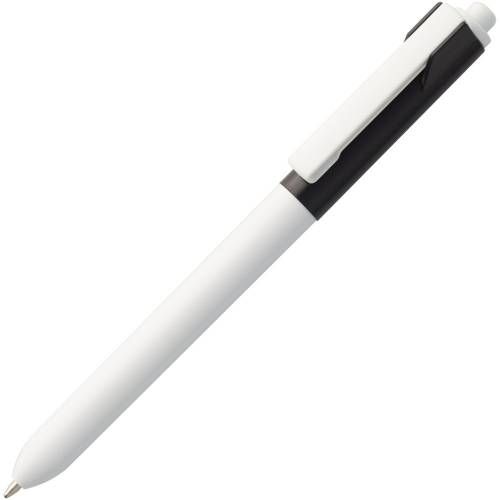 Ручка шариковая Hint Special, белая с черным фото 2