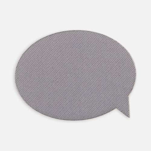 Наклейка тканевая Lunga Bubble, M, серая фото 2