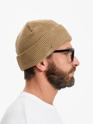 Шапка Ribelle, коричнево-бежевый меланж фото 8