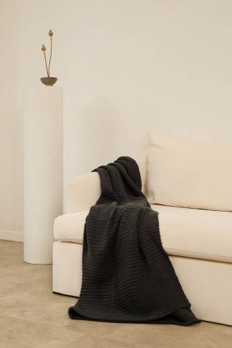 Плед Quill, темно-серый фото 6 Плед Quill, темно-серый фото 6