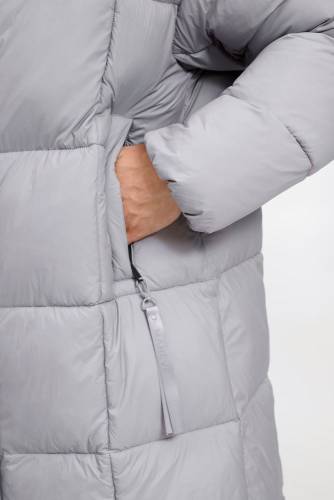 Пуховик унисекс Kapsula, серый фото 15
