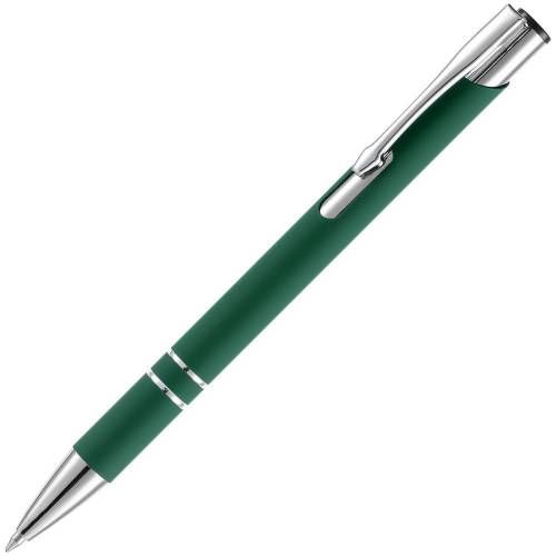 Ручка шариковая Keskus Soft Touch, зеленая фото 2