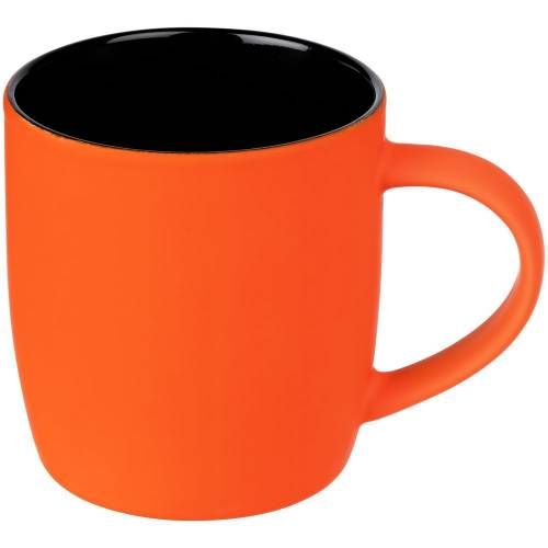 Набор Color Block: кружка и ручка, оранжевый с черным фото 5