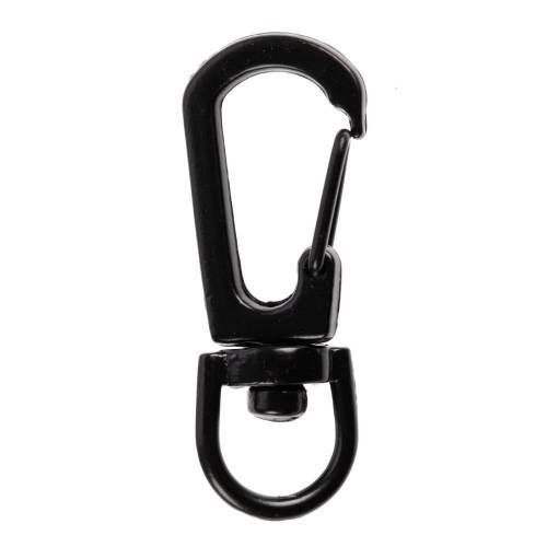 Застежка-карабин Snap Hook, S, черная фото 2