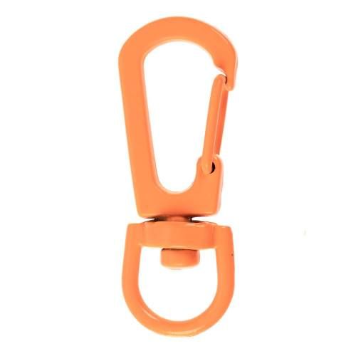 Застежка-карабин Snap Hook, S, оранжевый неон фото 2