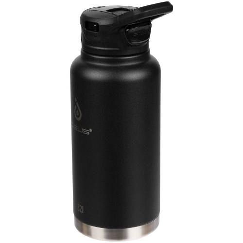 Термобутылка Fujisan XL, черная фото 5