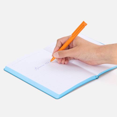 Ручка шариковая Liberty Polished, оранжевая фото 5