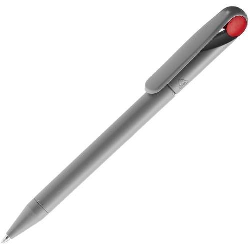 Ручка шариковая Prodir DS1 TMM Dot, серая с красным фото 2
