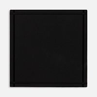 Лейбл из ПВХ Dzeta, L, черный