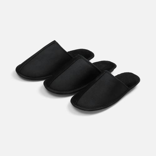 Тапочки домашние Norridge, черные фото 5