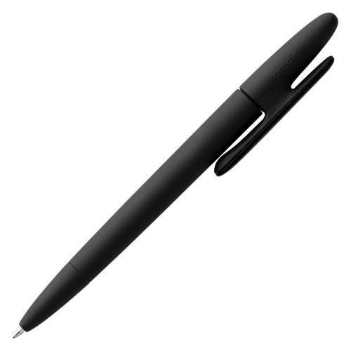 Ручка шариковая Prodir DS5 TRR-P Soft Touch, черная фото 4