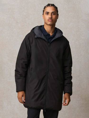Куртка-парка унисекс Reverse, черная фото 9