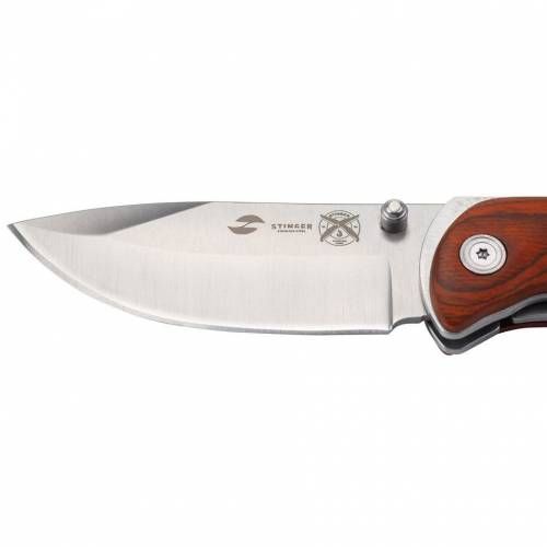 Складной нож Stinger 8236, коричневый фото 5