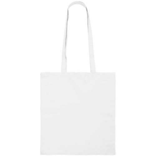 Холщовая сумка Basic 105, белая фото 4