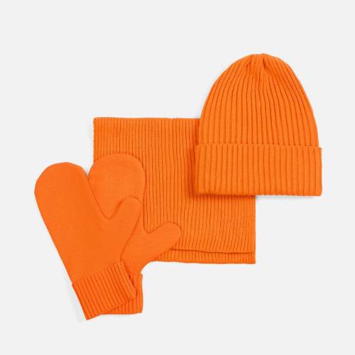 Шарф Yong, оранжевый фото 5