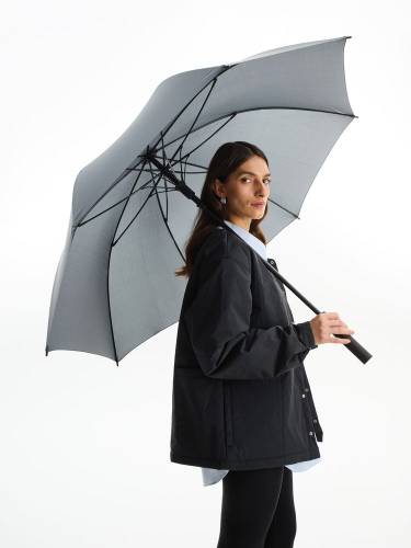 Зонт-трость Simple Golf, серый фото 8 Зонт-трость Simple Golf, серый фото 8